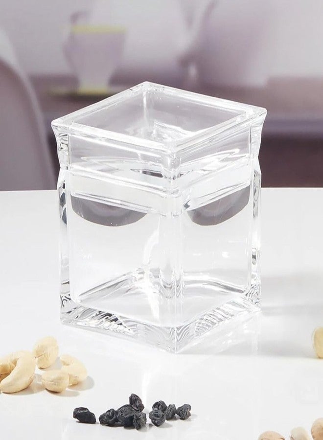 HOMEAWARE (400x2 ml Acrylic Airtight Transparent Jar | Elegant and Perfect for Coffee, Dry Fruits, Cookies, Munchies, ShatterProof, BPA-Free, Kitchen storage Container | Pack of 2 - Image 2